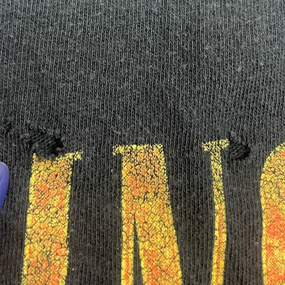 Guns N Roses Tee Large Sweet Child of Mine Rock Band 80s Distressed Baggy Grunge - Picture 7 of 9